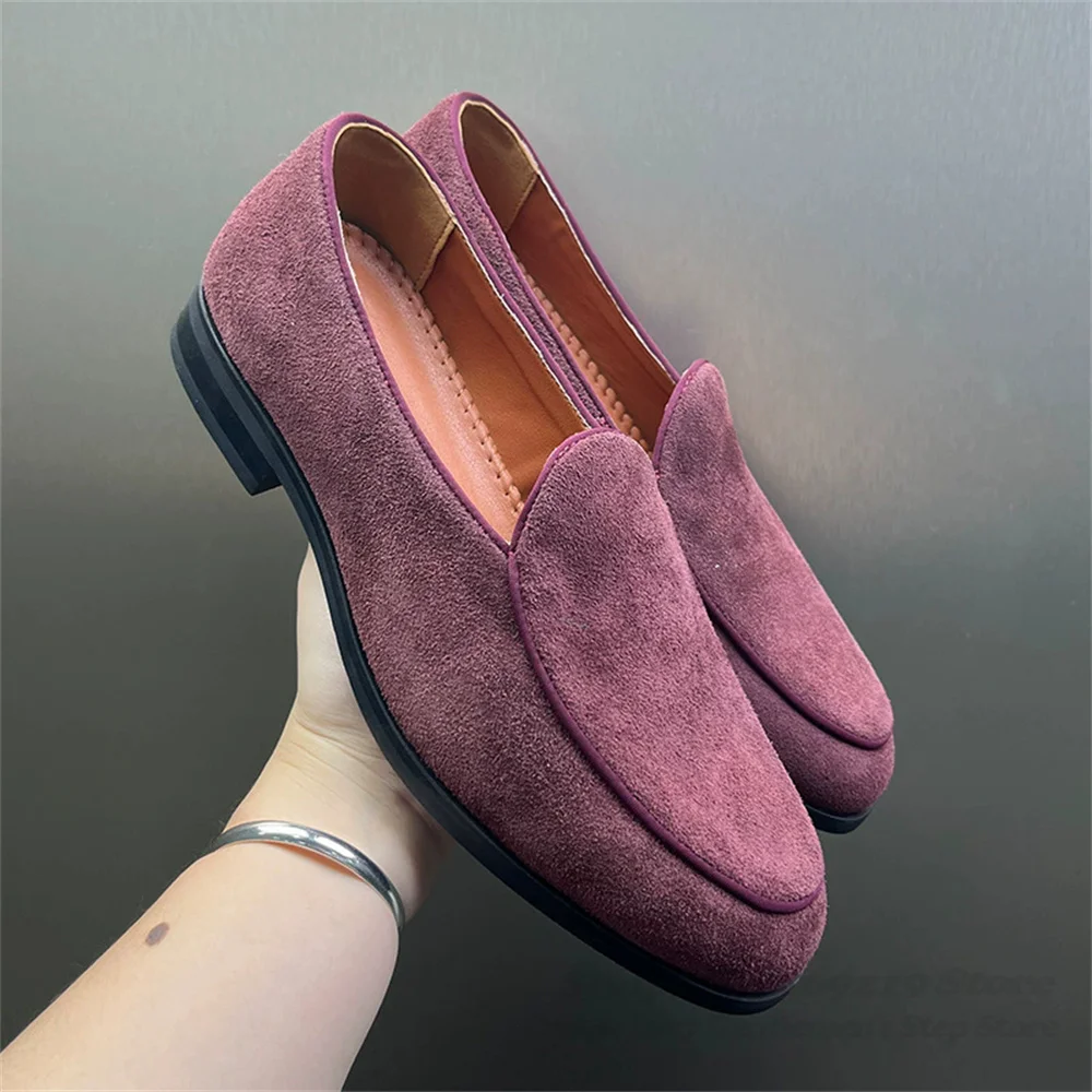 

Pointed Toe Lazy One-Foot Loft Shoes Classic Derby Shoes Simplistic Solid Color Business Office Workwear Casual Dress Shoes