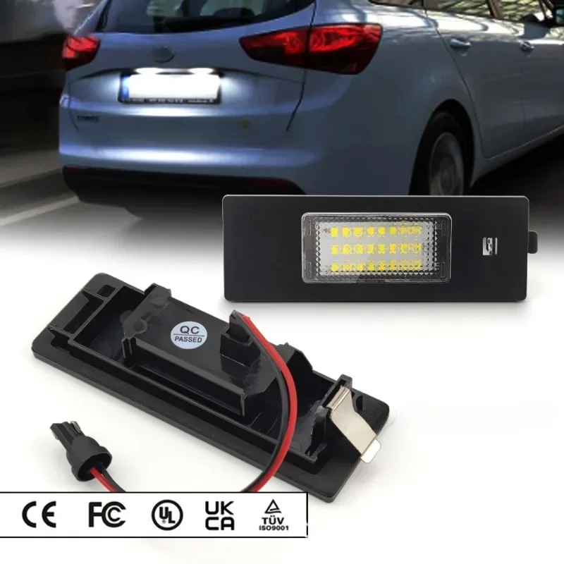 

LED License Number Plate Lamp Car Light Luz No Error for BMW 1 Series E81 E87 E63 E64 M6 E85 E86 Z4 F12 F13 F20 K48