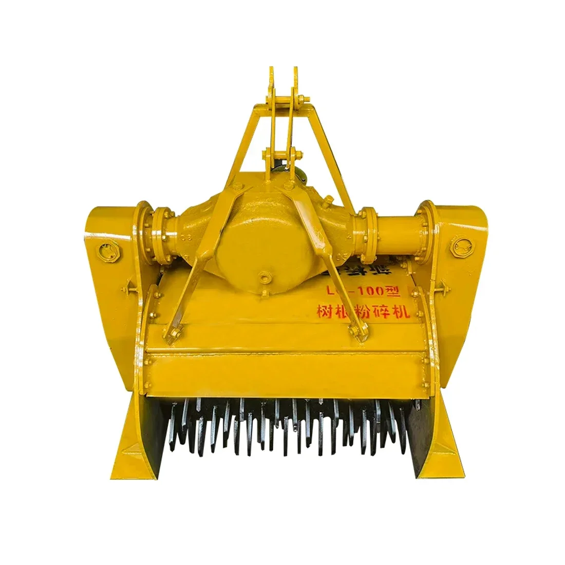 Tractor large tree root crusher wood fruit branch landscaping tree stump crushing