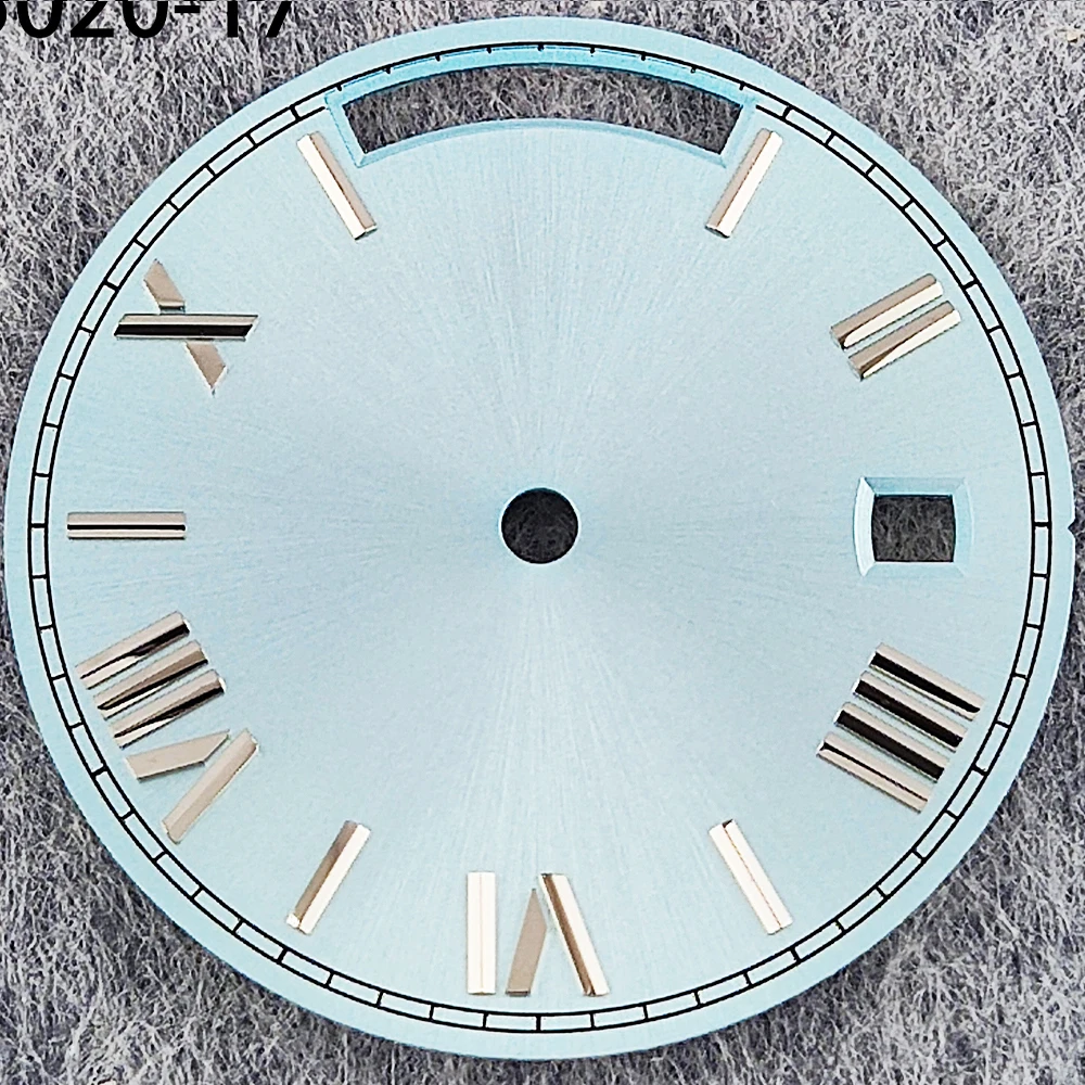 8285 Dial 29mm Sunray Pattern Custom Logo/Design/Name with Day and Date Display for 8285 Movement