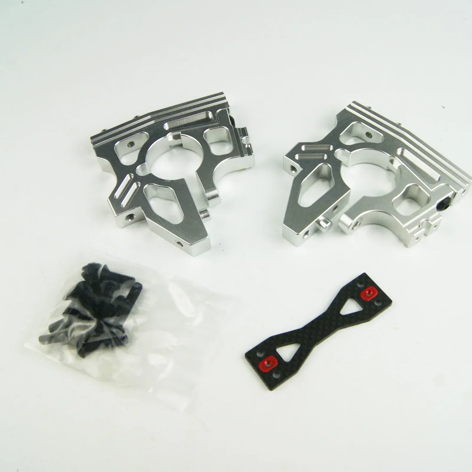 CNC Aluminum Alloy Front Rear Differential Diff Gearbox Bracket Upgrade Parts For 1/5 LOSI Desert Buggy XL DBXL MTXL 1.0