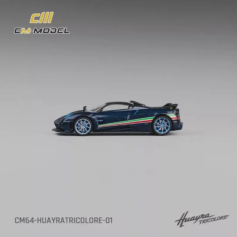 CM Model 1/64 Pagani Huayra Tricolor Legering Speelgoed Motorvoertuig Diecast Metaal Model Geschenken