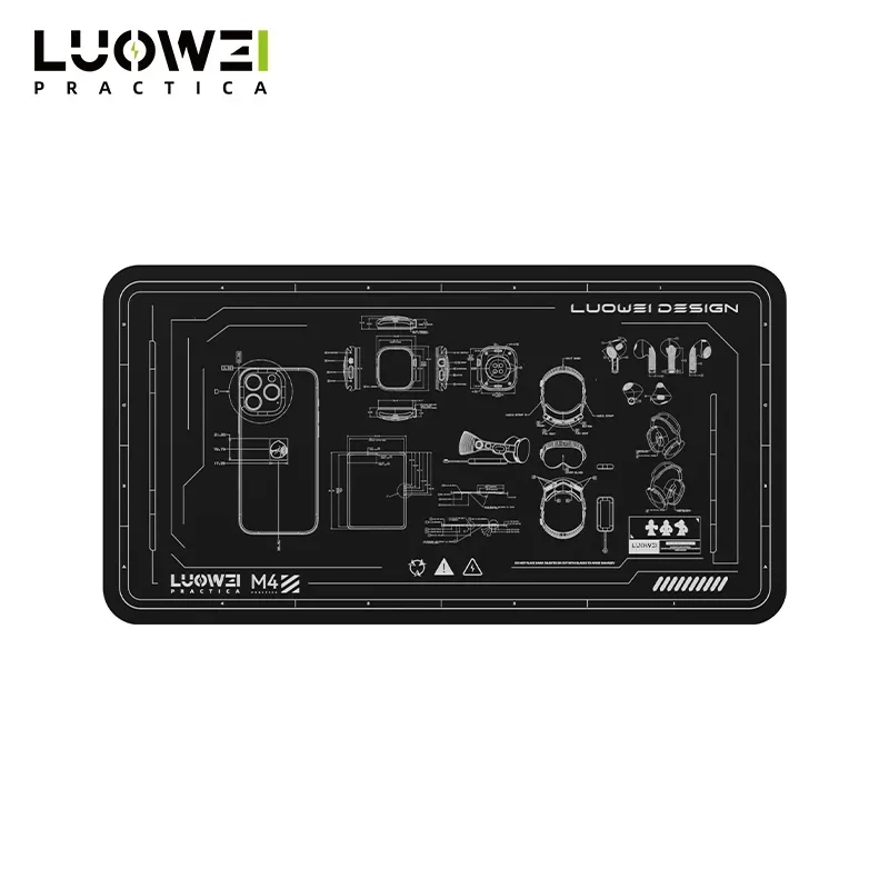แผ่นซิลิโคนกันความร้อน Luowei LW-M4 ขนาด 15.6 นิ้ว สำหรับซ่อมแผงวงจร PCB บัดกรีและบำรุงรักษา