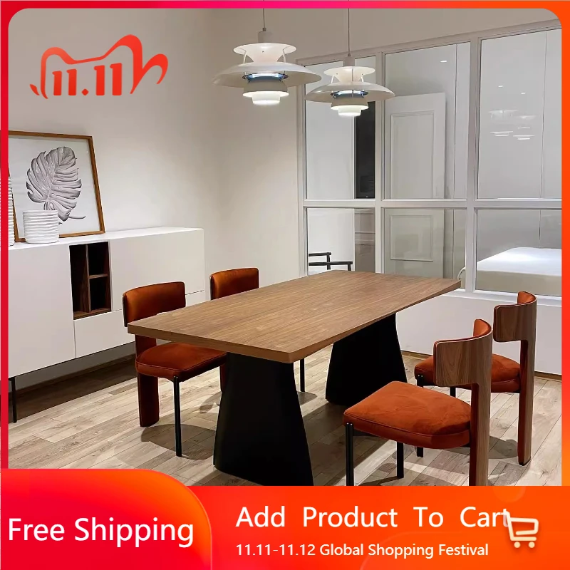 

Gaming Modern Wood Dining Tables Design Party Event Luxury Center Tables Living Room Modern Writing Muebles Unique Furniture