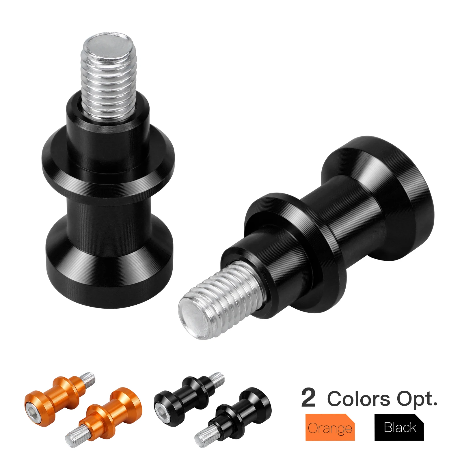 M10x1.5 Swingarm Spools for KTM 690 Duke 690 SMC 208-2018 690 Enduro R 2019-2021 2022 2023 690 SMC R Rear Stand Slider Screws