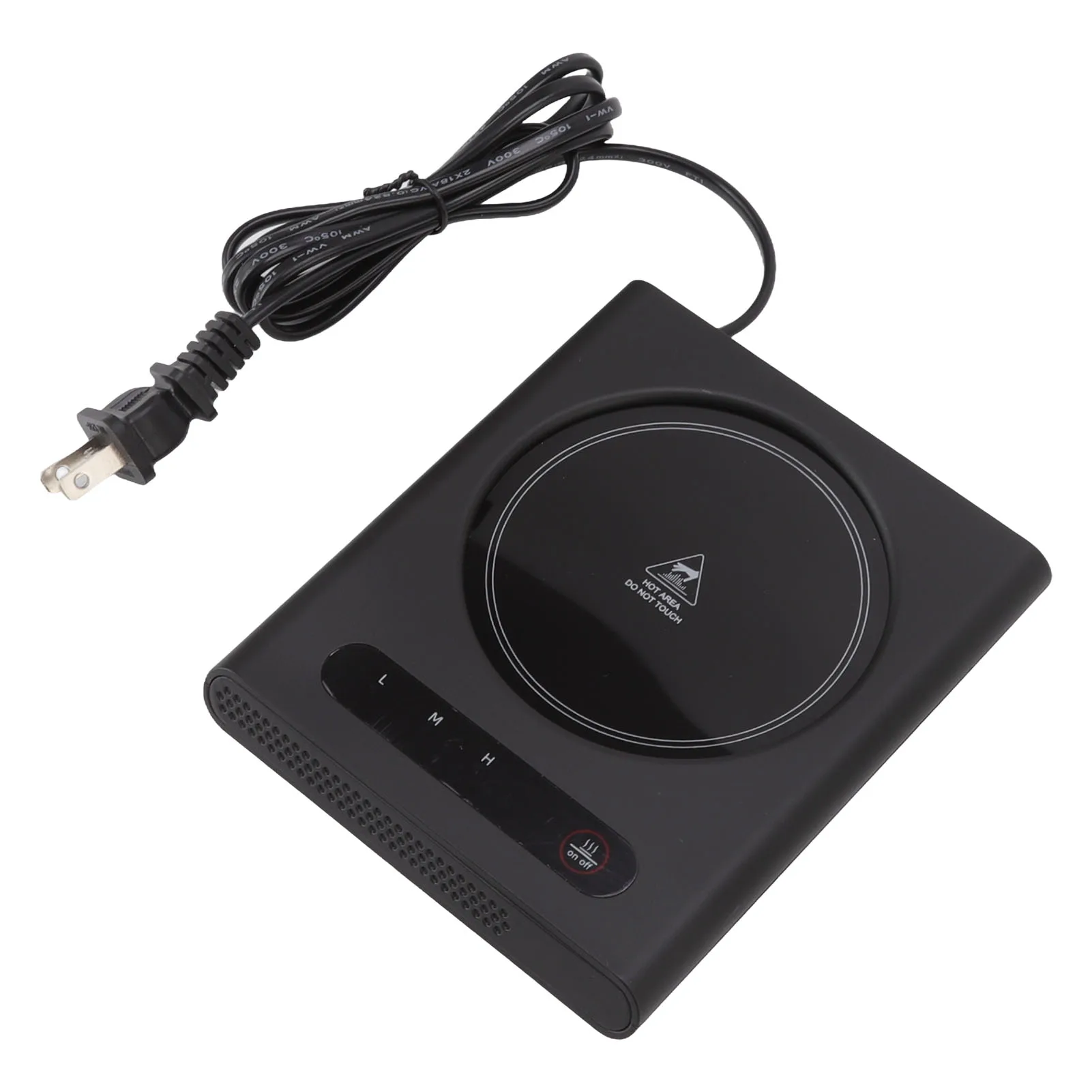 Aquecedor de canecas com ajuste de temperatura de 3 níveis, resistente a altas temperaturas, aquecedor de copos de mesa