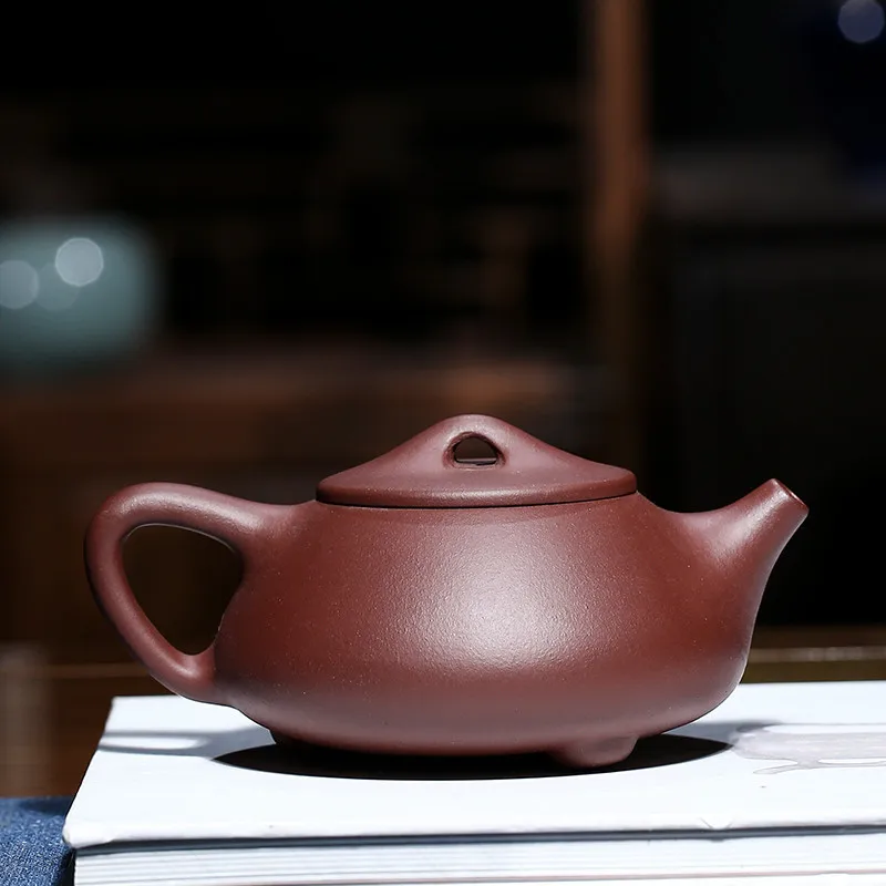 Stone Teapot Wholesale Yixing Dingshu Town Zisha Teapot Handcrafted By Renowned Artisans With Ball-Shaped Spout Water