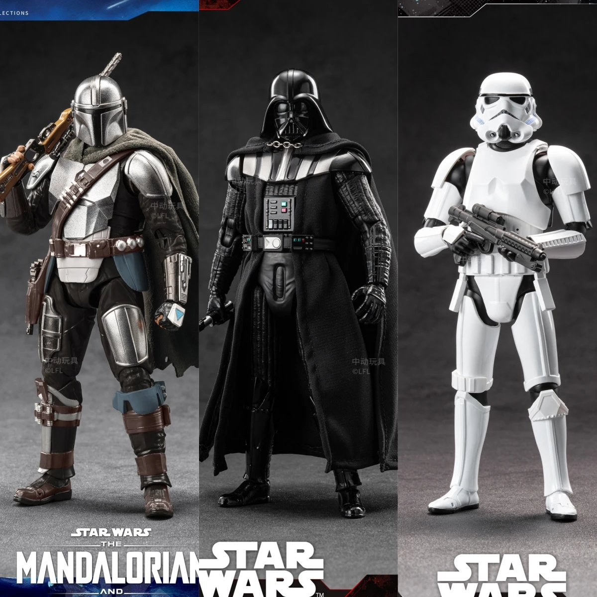 zdtds-スターウォーズ-マンダロリアンとグローグ-アクションフィギュア-ディン・ジャリン-ダース・ベイダー-ストームトルーパー-ルーク・スカイウォーカー-関節可動玩具モデル