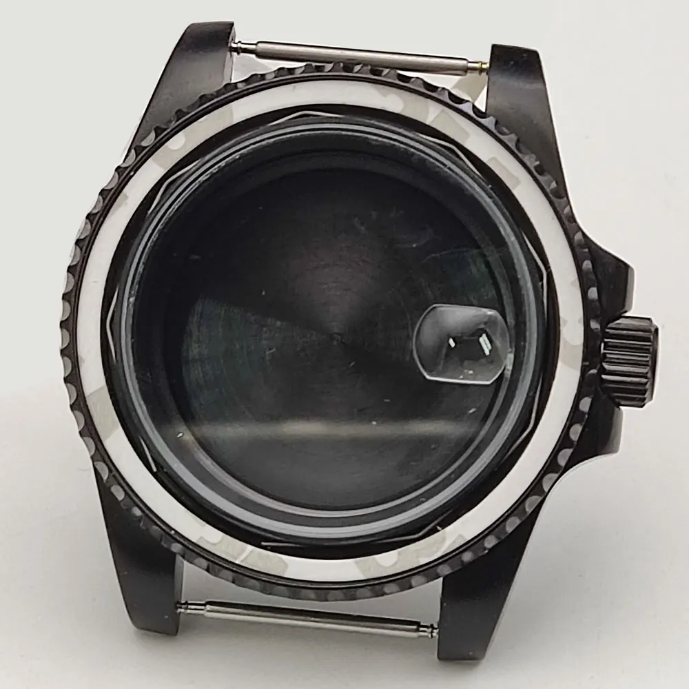 

40mm NH35A NH36 Case Sapphire Glass 316L Stainless Steel Watch Modified Bezel Fits NH35/NH36/ETA2824 Movement