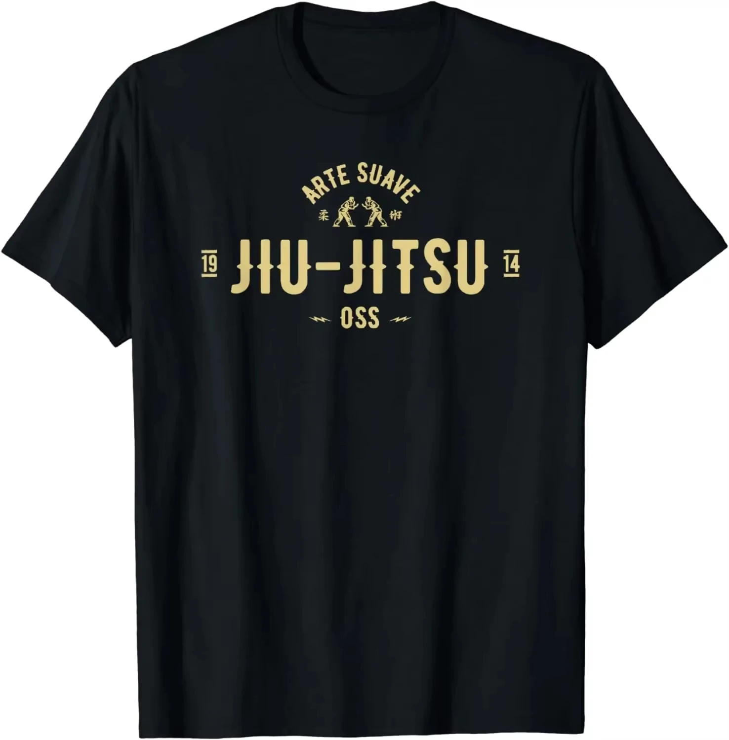 Brazilian Jiu Jitsu shirt Arte Suave Oss T-shirt BJJ T-shirt Men's clothing top Four season streetwear for couples  men clothing