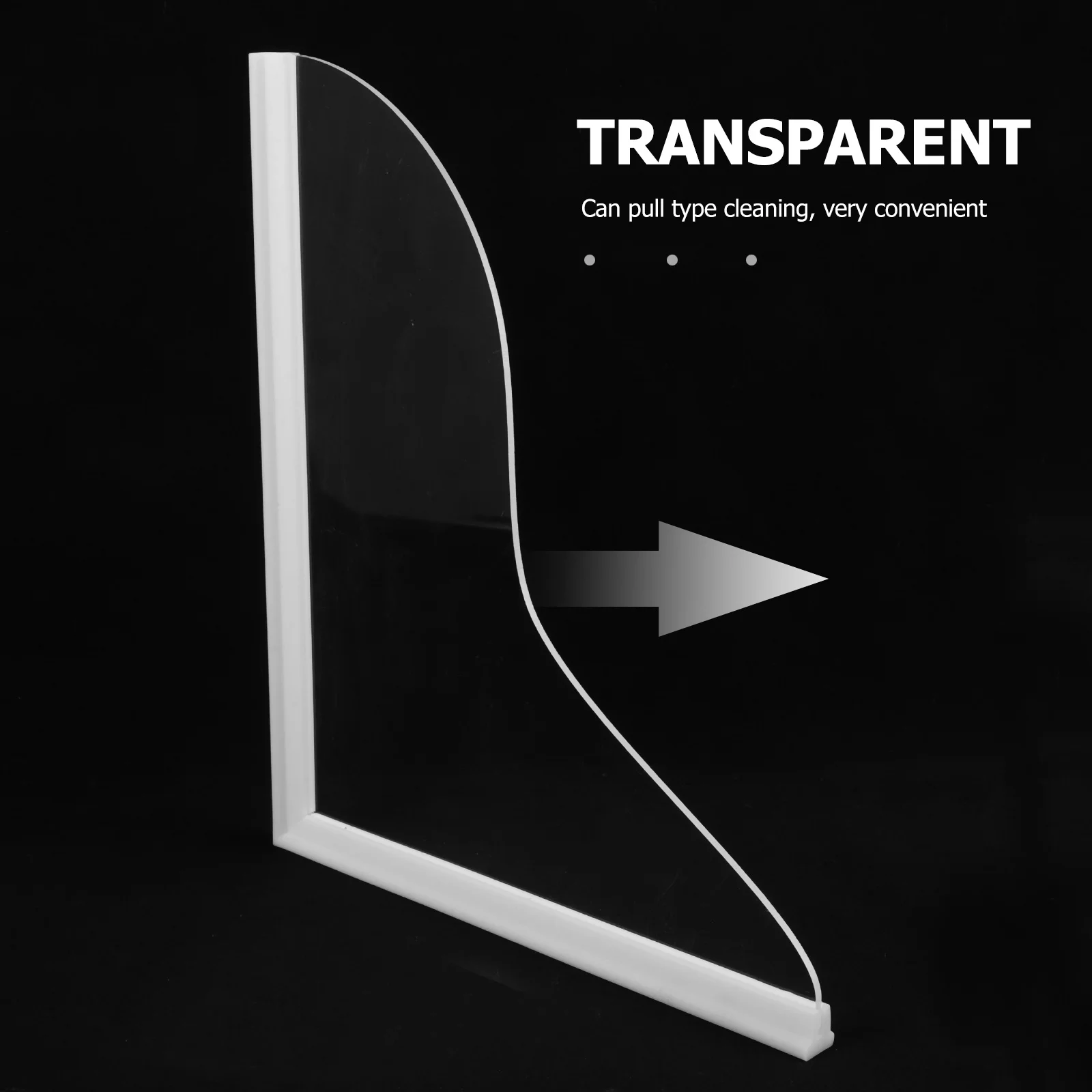 2 قطعة حوض الاستحمام الاكريليك الرش الحرس واضح دش حوض الاستحمام حامي المياه قوي سهل التركيب لا حاجة لأدوات