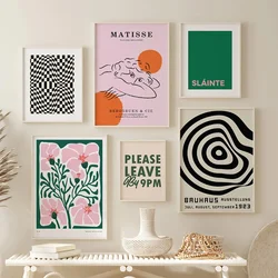 Abstarct Bauhaus Henri Matisse Line Woman Floral Posters And Prints Wall Art Canvas Painting For Living Room Decorative Pictures