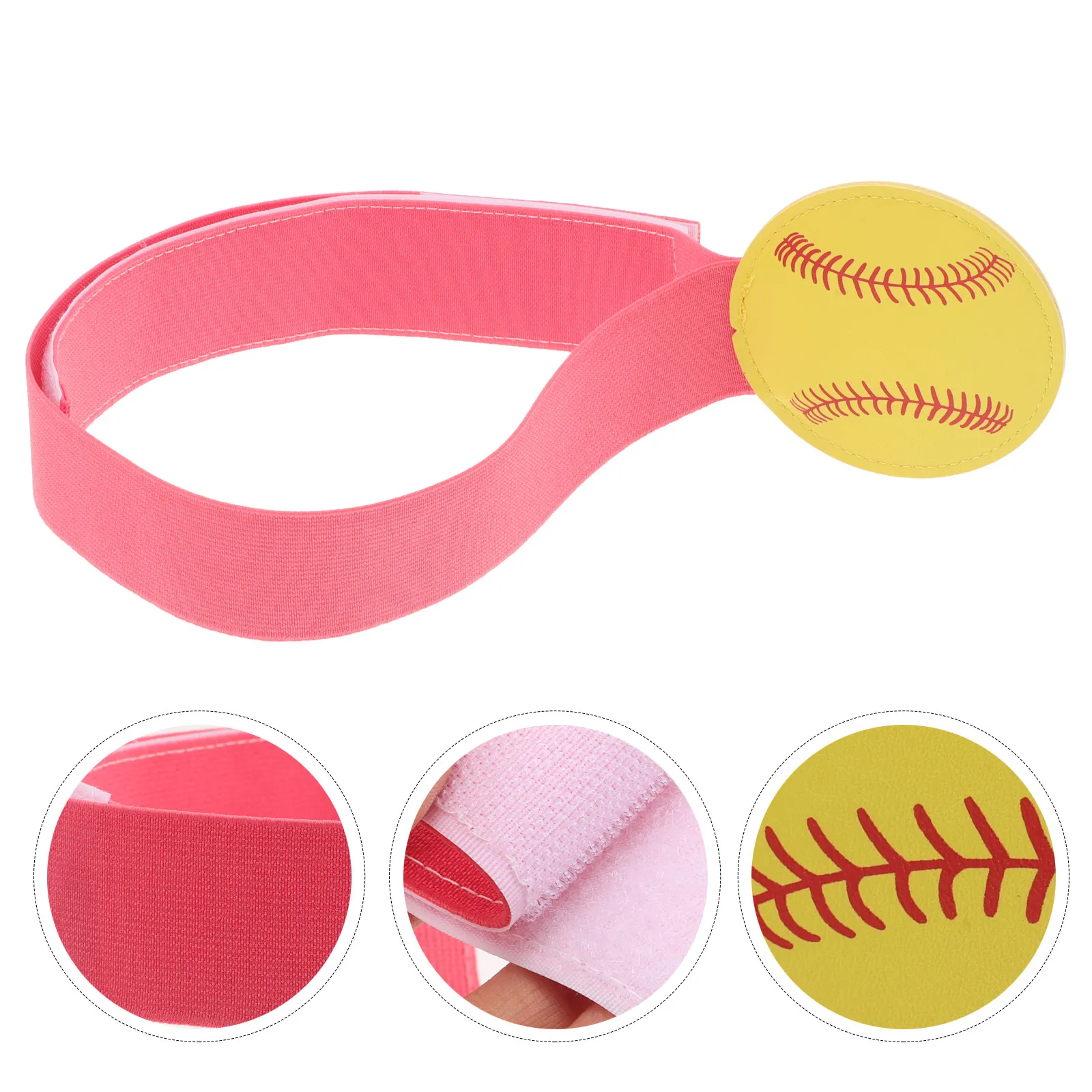 Polyester Softball Pitcher Leg Straps Circle Softball Pitching Trainer Equipment for Throwing Technique Improvement Strength