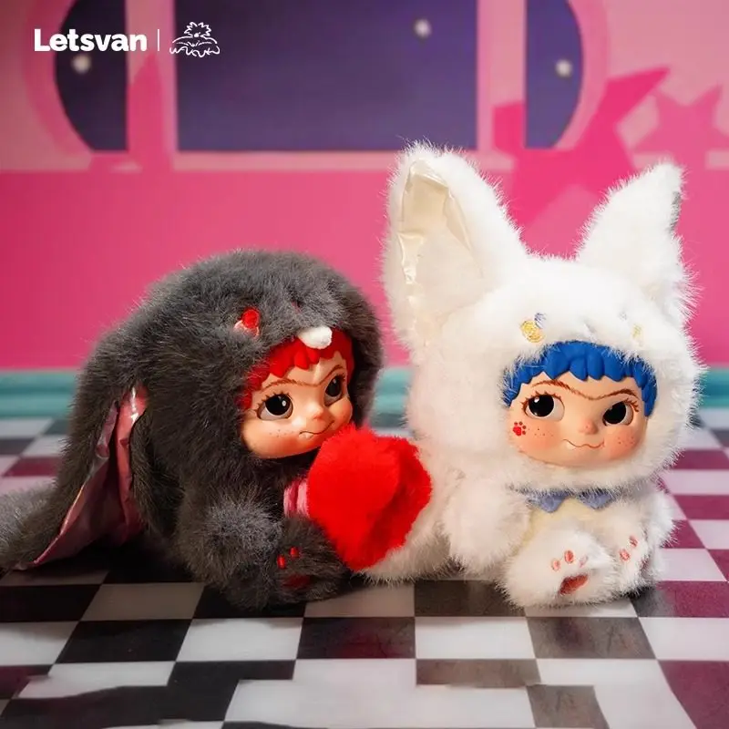 

Wakuku Rabbit Fox Series Blind Box Figures Doll Desktop Ornament Mystery Collectible Toy For Anime Fans Home Decor