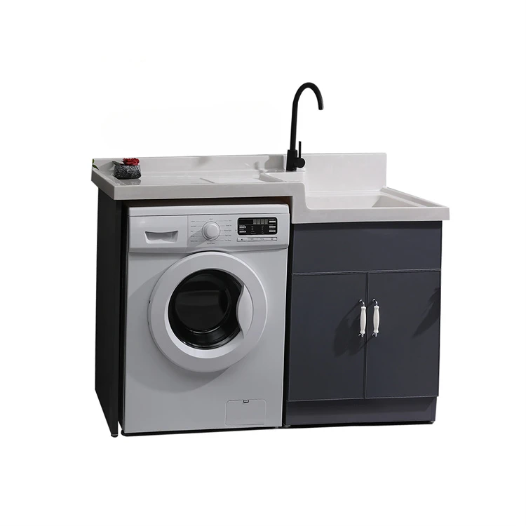 

Factory Direct Sales Wall Mounted Laundry Sink Efficient Vanity Bathroom Cabinet For Washing Machine