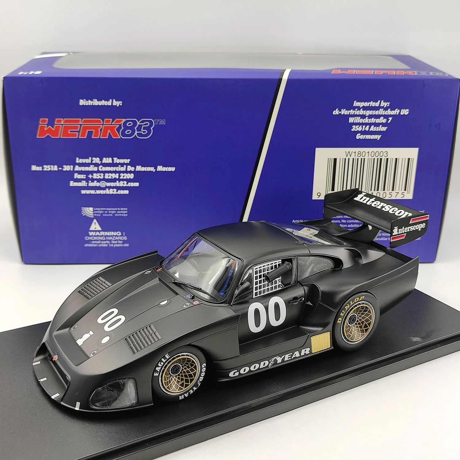 

Дефекты Литой под давлением WERK83 Масштаб 1:18 Porsche 935K4 International Racing 1980 # 00 Модель автомобиля из сплава, Коллекционная игрушка, подарок, сувенир