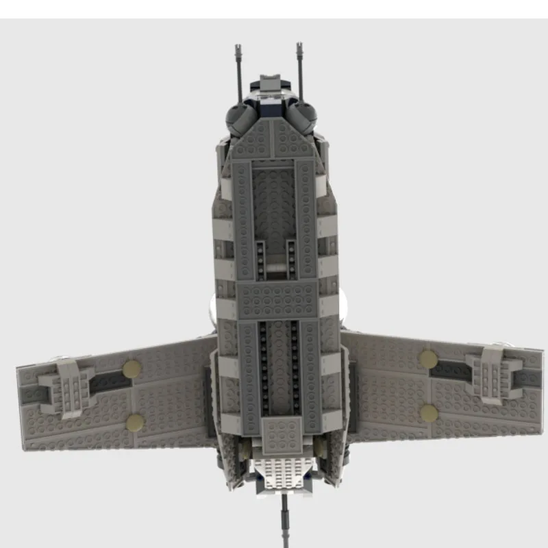 ตัวต่อ MOC Star Battle Cool Starfighter 1063 ชิ้น แบบประกอบสร้างสรรค์ ของเล่นเสริมพัฒนาการเด็ก ของขวัญคริสต์มาส