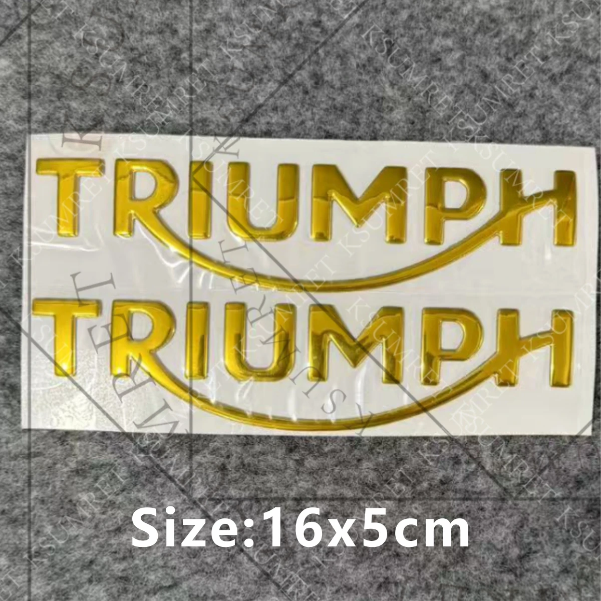 For Triumph Sticker 3D Logo Motorcycle Decal Tank Emblem image 4