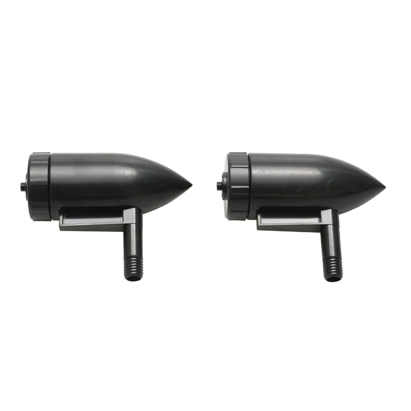 2PCS RC Bait Boat Underwater Thruster 390 Motor Housing Waterproof Engine Plastic Outer Shell Length 87mm for Electric Toys Ship