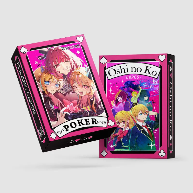 Anime Poker Toy OSHI NO KO Game Cards Hoshino Rubii Hoshino Akuamarin Cosplay Hardcover Coollection Gift