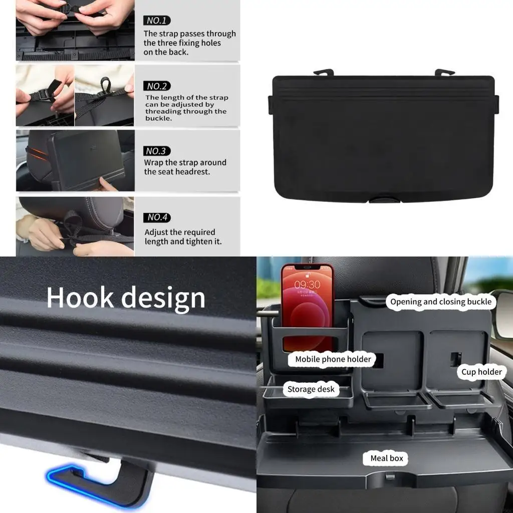 Car Back Portable Tray Table Foldable Car Backseat Table TRay New