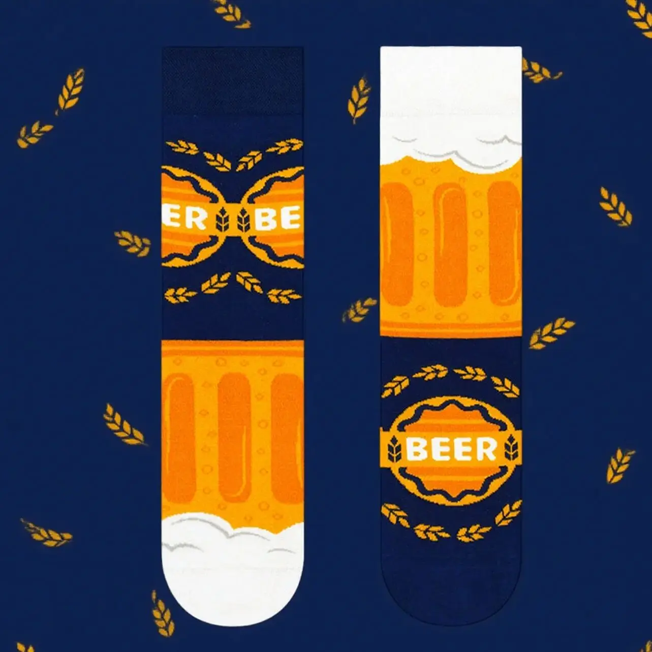 

WY_Cross border New Spring/Summer Personalized Cartoon AB Fashion Socks Creative Cartoon Couple Cotton Socks
