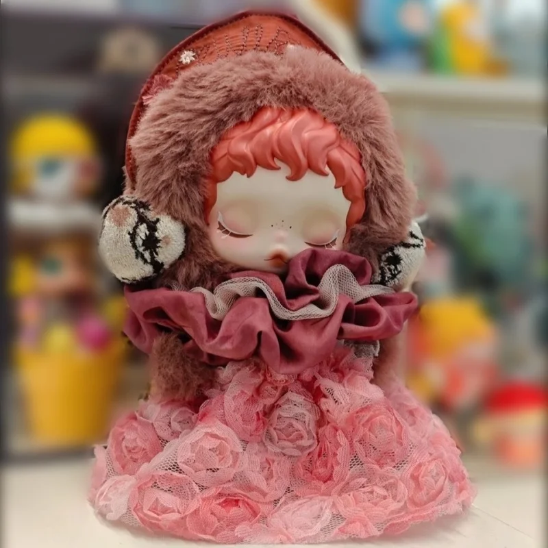 

For SKULLPANDA Labubu 3.0 Doll Clothing Outfit Handmade Floral Dress Skirt For Skull Panda Doll Accessories