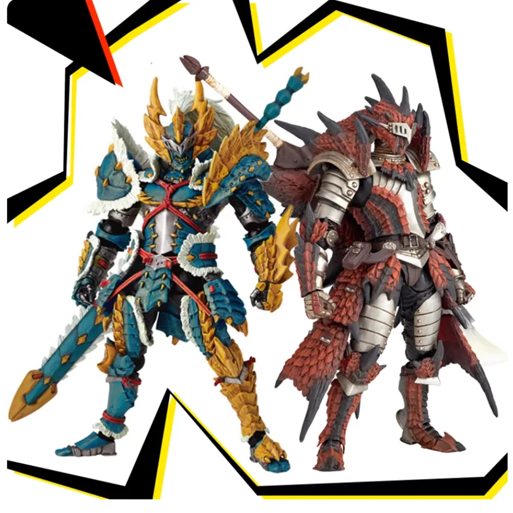 

Revoltech Yamaguchi Monster Hunter Action Figure Rathalos Zinogre Figurine PVC Collection Kaiyodo Male Fire Dragon Model Toys