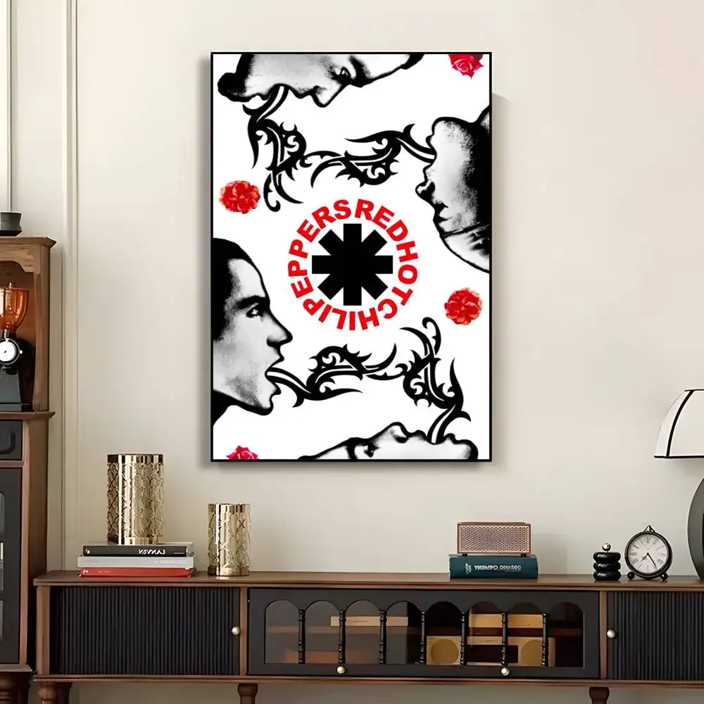 Red Hot Chili Peppers Rock Band Poster Sticker Print Waterproof Wall Art For Living Room Bedroom Home Decor