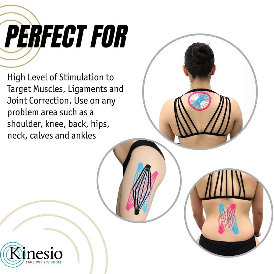 5M Kinesiologie Tape Athletic Hansaplast Sport Muscle Patch Recovery Umreifung Gym Wasserdichte Muskelzerrung ​ Verletzungsgemachter Verband – Detail 3