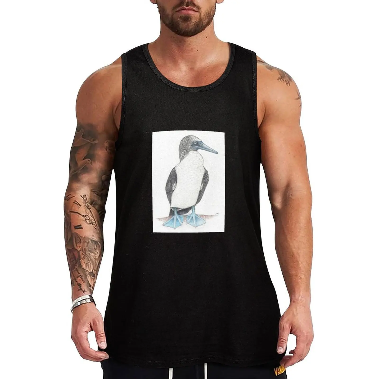 barefooted blue footed booby Tank Top Sports clothing best selling products sexy clothes men Sportswear for men