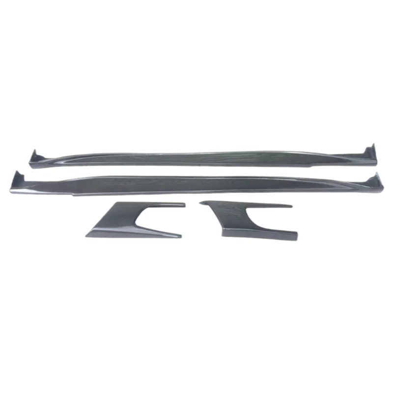 For Maserati GT GTS 2007-2015 High Quality Carbon Fiber Car Bumper Side Skirt Kit Lip Spoiler Protective Cover