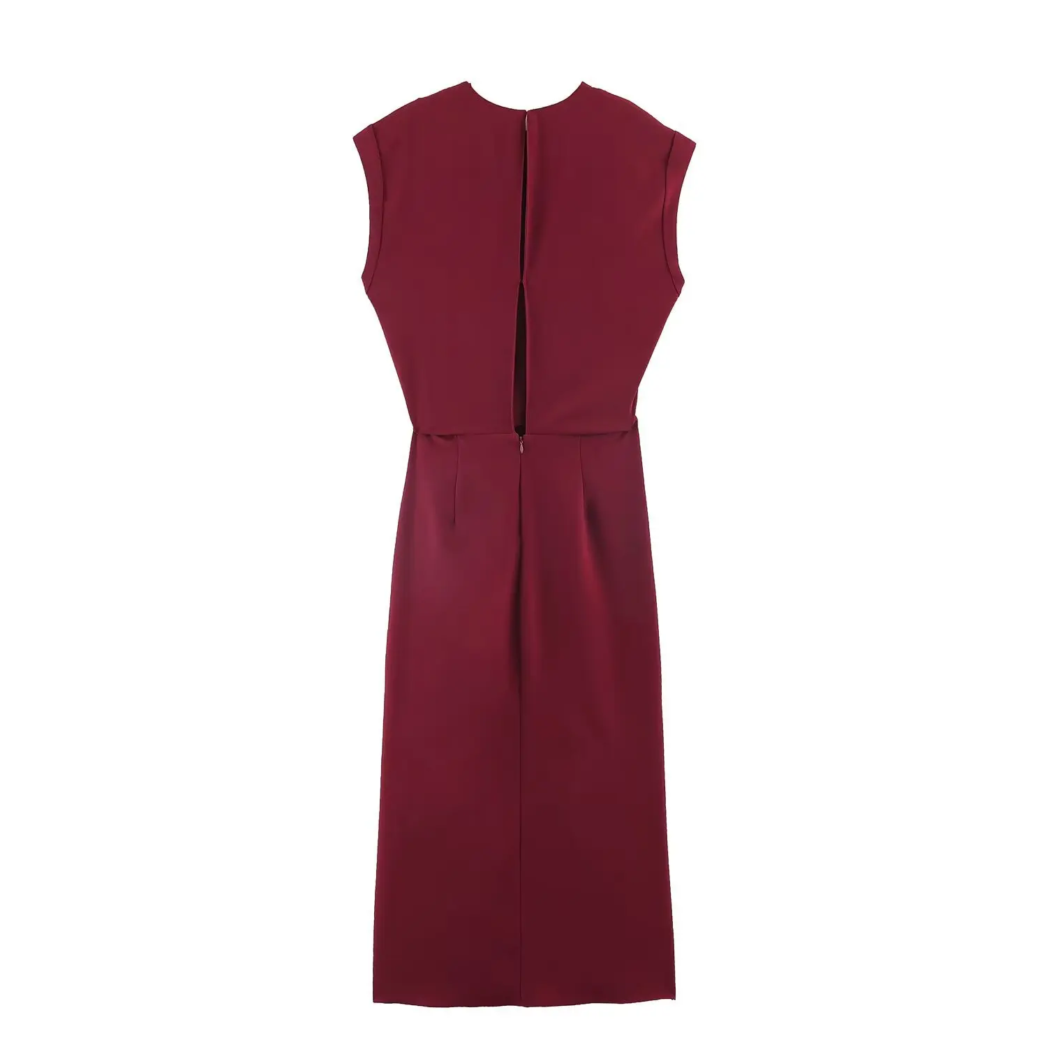 Maxdutti Women's Fashion 2026 Summer New Collection: Stylish And Elegant Layered Decorated Midi Dress