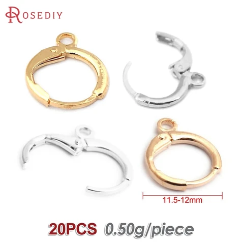 Серьги-петли Rosediy из латуни, круглые, стильные и легкие — фото товара