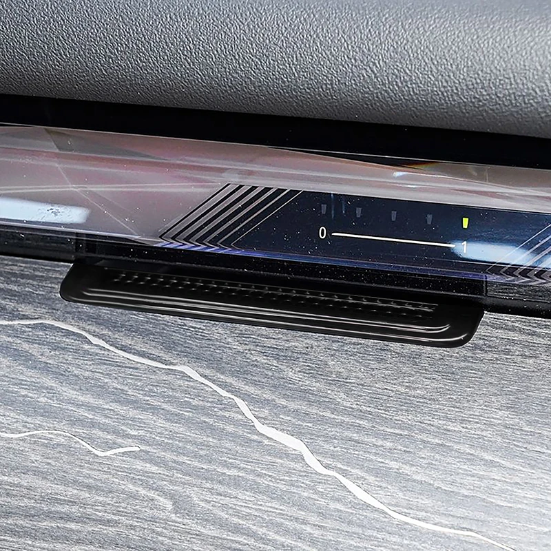 منفذ مكيف الهواء لوحدة التحكم المركزية يحمي غطاء الانسداد لسيارات BMW 5 Series i5 G60 2024 2025 تصفيف السيارة #2