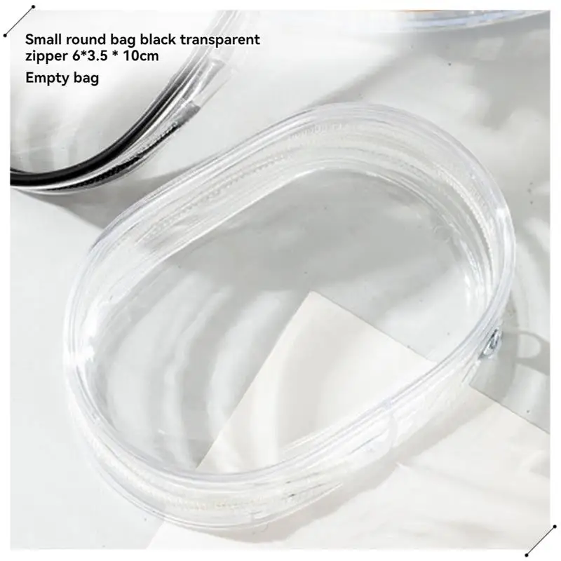 Jewelry Organizer Transparent Storage Box Pouch Box Keychain Bag Storage Case Thicken Wallet Cute Doll Bag Organization