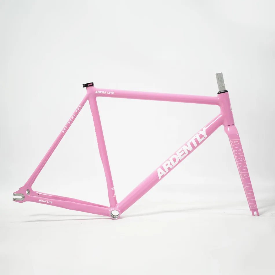 Ardently Lite Frameset, Track Fixie Bike Frame and Fork, Single Speed Bicycle Parts, 700C 6069 Aluminum, 50cm, 52.5cm, 55cm