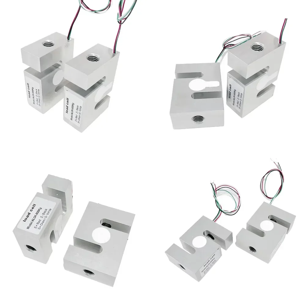 

Aluminium Alloy light S type Load cell 50kg 100kg 200kg 300kg 500kg s type weight sensor compression and tension force sensor