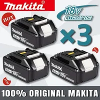 New 100% Original Makita 6Ah 9Ah 18V for Makita Power Tool Battery BL1860 18V 5.0Ah Battery BL1840 18V Battery BL1830 BL1815