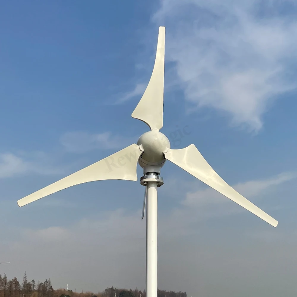 3000W 2000W Wind Turbine Generator Power Complete Household Energy Storage System Kit 12V 24V 48V Home Appliance