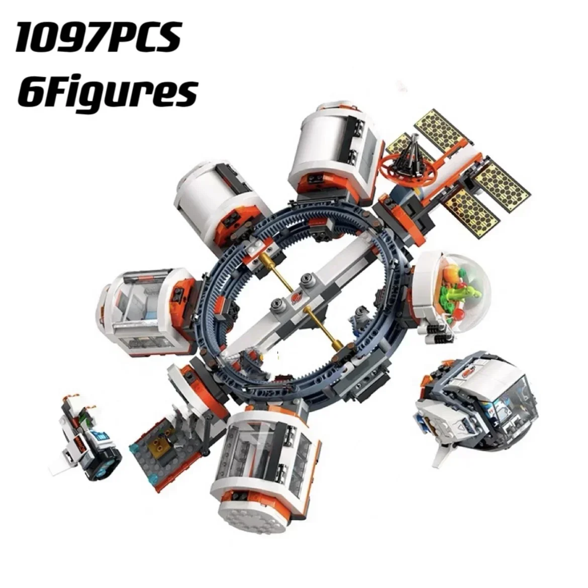 IN stock MOC 60433 City Space Station Building home decor   Educational Toy for Girls Kids Birthday Gifts