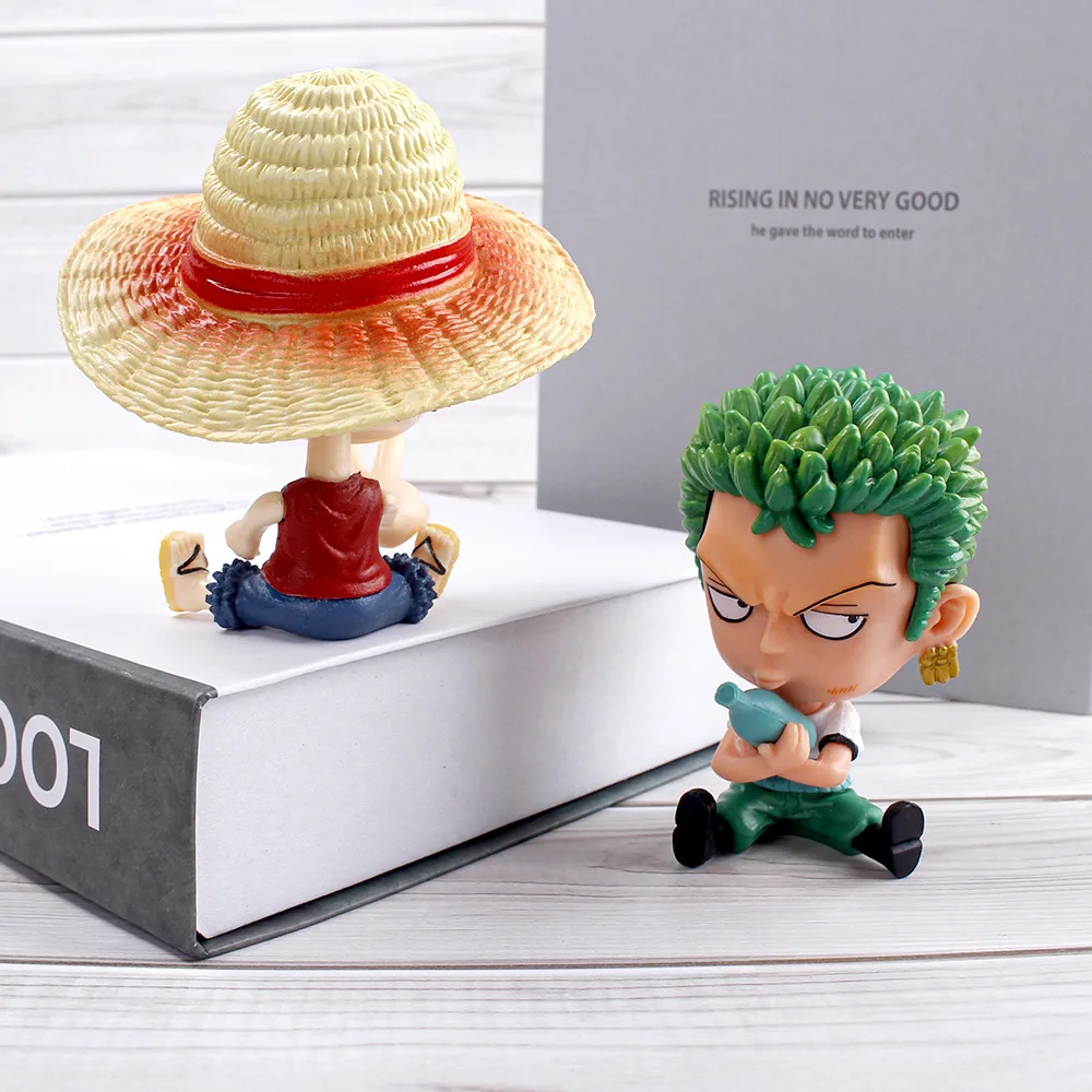 Anime Figuur Een Stuk Ctue Roronoa Zoro Model Standbeeld Persoonlijkheid Trendy Auto Ornament Geschenken