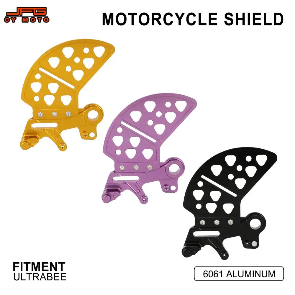 

Motorcycle Rear Disc Brake Protection Caliper Bracket Shield Aluminum Motorcross Accessories For Surron Sur-Ron ULTRABEE Parts