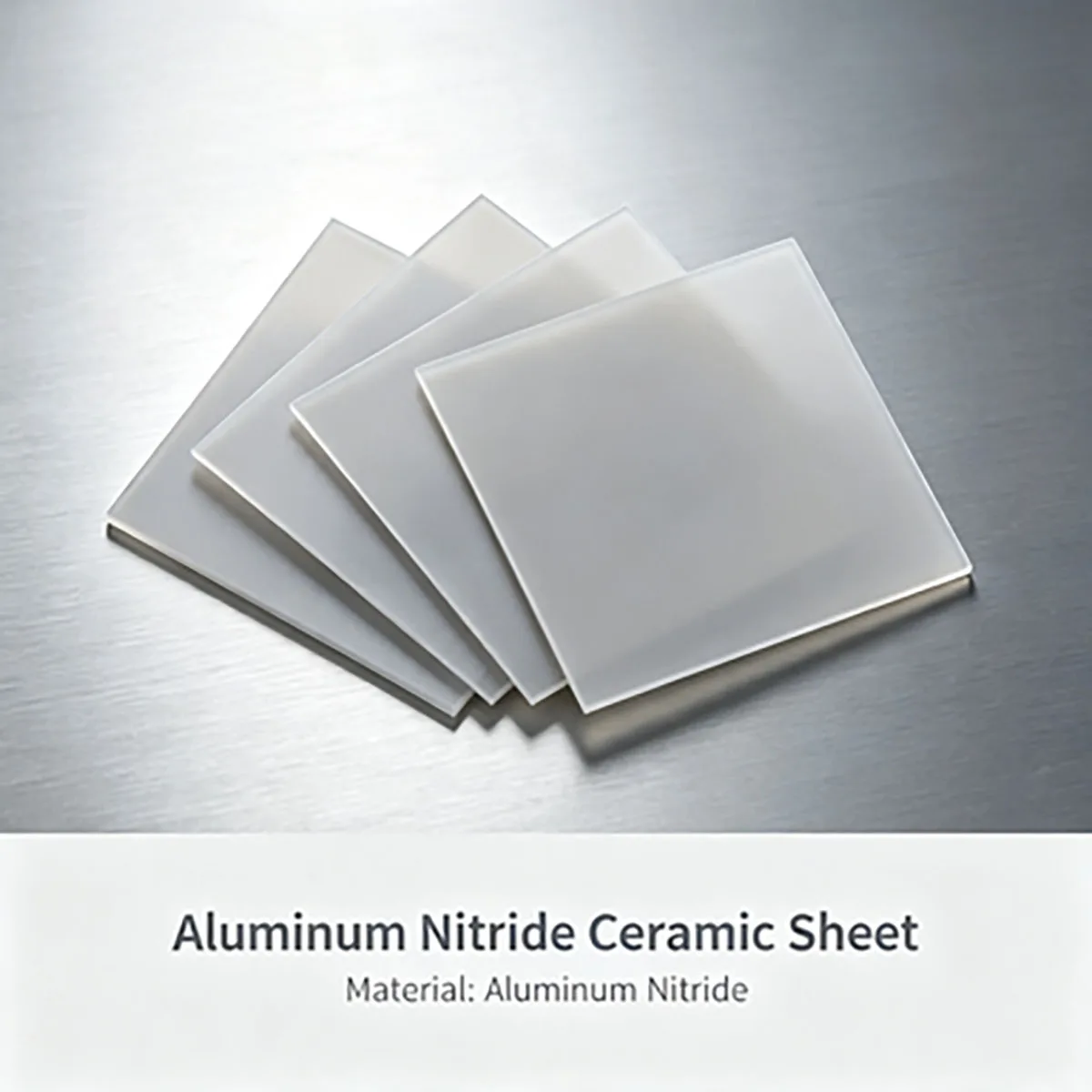Aluminum Nitride Plate ALN Insulated Plates Ceramic Substrate Sheet Customized Support