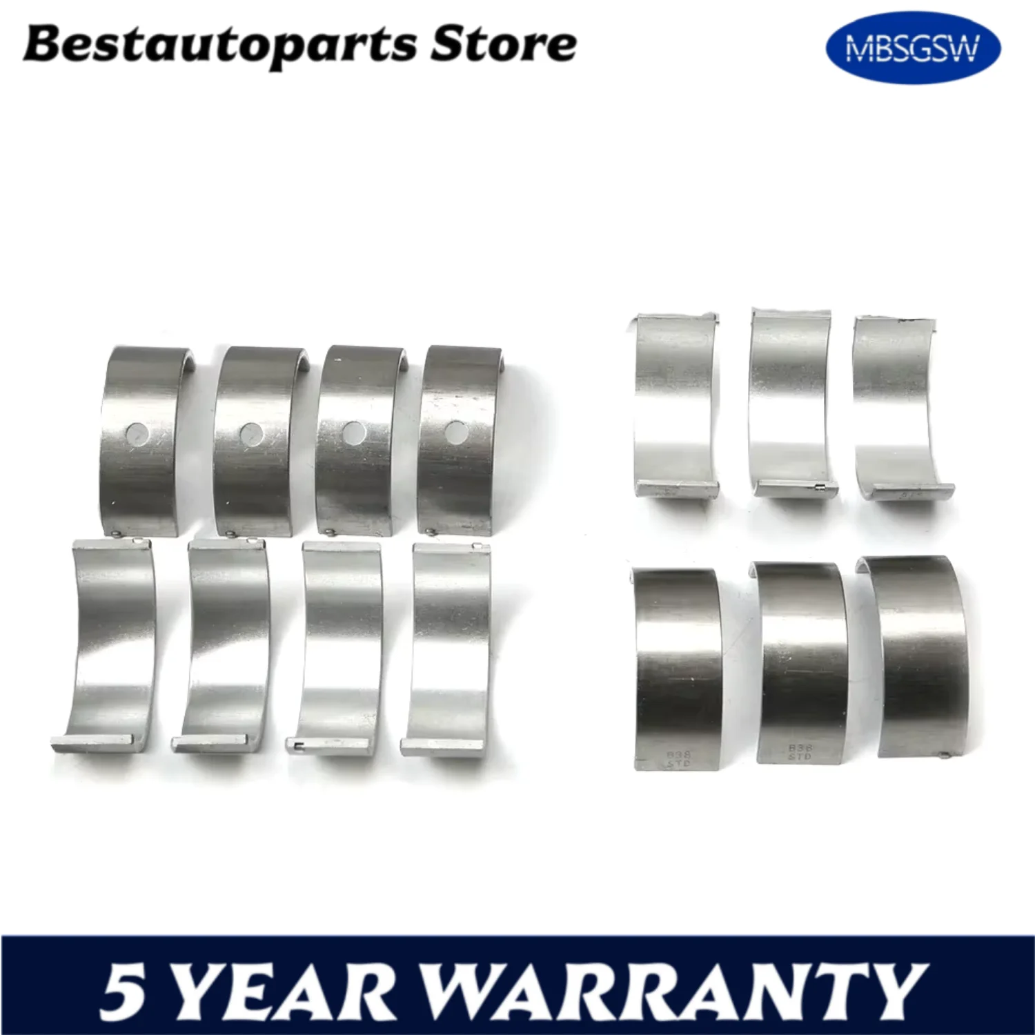 

Детали двигателя, комплект шатунных подшипников главного коленчатого вала STD, подходит для 1,0 л L3 P10A GAS для 2017-2022 HONDA CIVIC 1.0L 132165AYH01