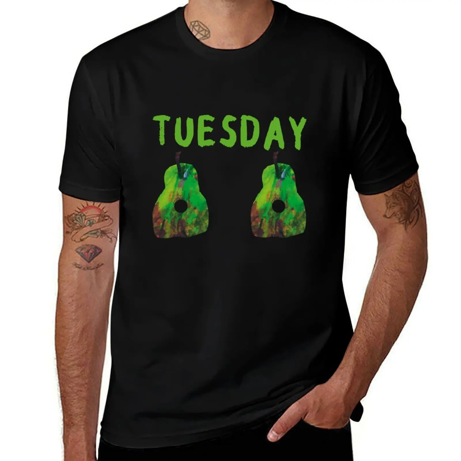 The Very Hungry Caterpillar TUESDAY T-Shirt croswit shirt man Aesthetic clothing workout shirts for men