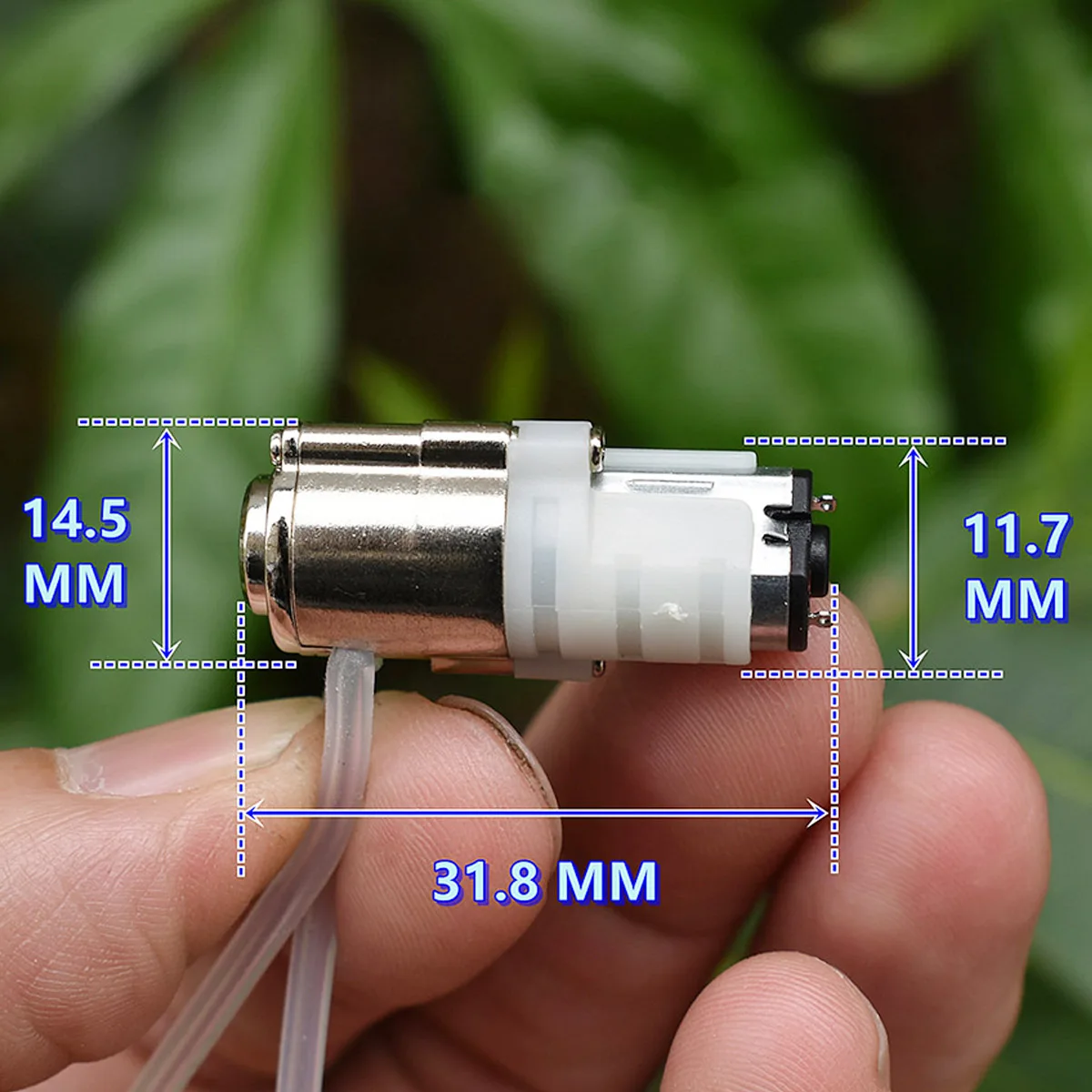 Mini M20 Motor Precision Peristaltic Pump DC 3V 3.7V 4.2V 2mL/min Self-priming Suction Liquid Pump Lab Ink Squeeze