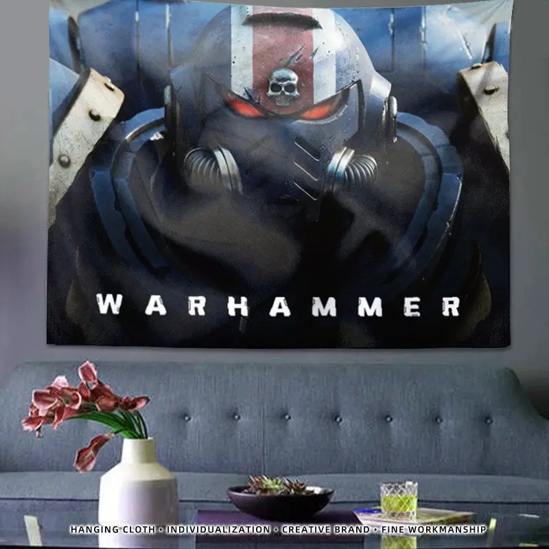 Warhammer 40K Peripheral Hanging Cloth Space Marine Peripheral Background Wall Decoration Cloth Dormitory Bedroom Hanging Cloth