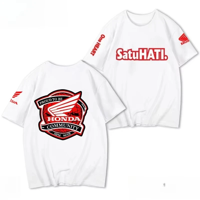 

Honda summer outdoor cycling suit off-road racing trend brand short-sleeved motorcycle top-quality men's and women's T-shirts