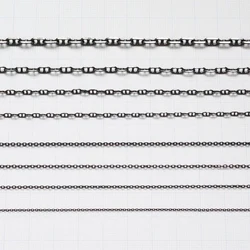 1PCS Length 500mm Model Ship DIY Anchor Chain Black Metal Chains RC Boat Model Guardrail Decoration for Modification Accessories